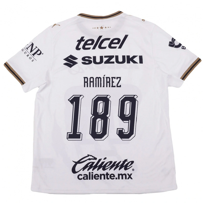 Danxen Kvinnor Héctor Ramírez #189 Vit Svart Brun Bortatröja Matchtröjor 2026/27 Tröjor T-Tröja