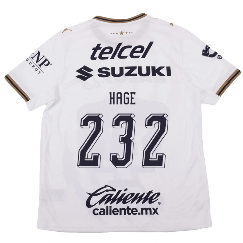 Danxen Kvinnor Dayub Hage #232 Vit Svart Brun Bortatröja Matchtröjor 2026/27 Tröjor T-Tröja