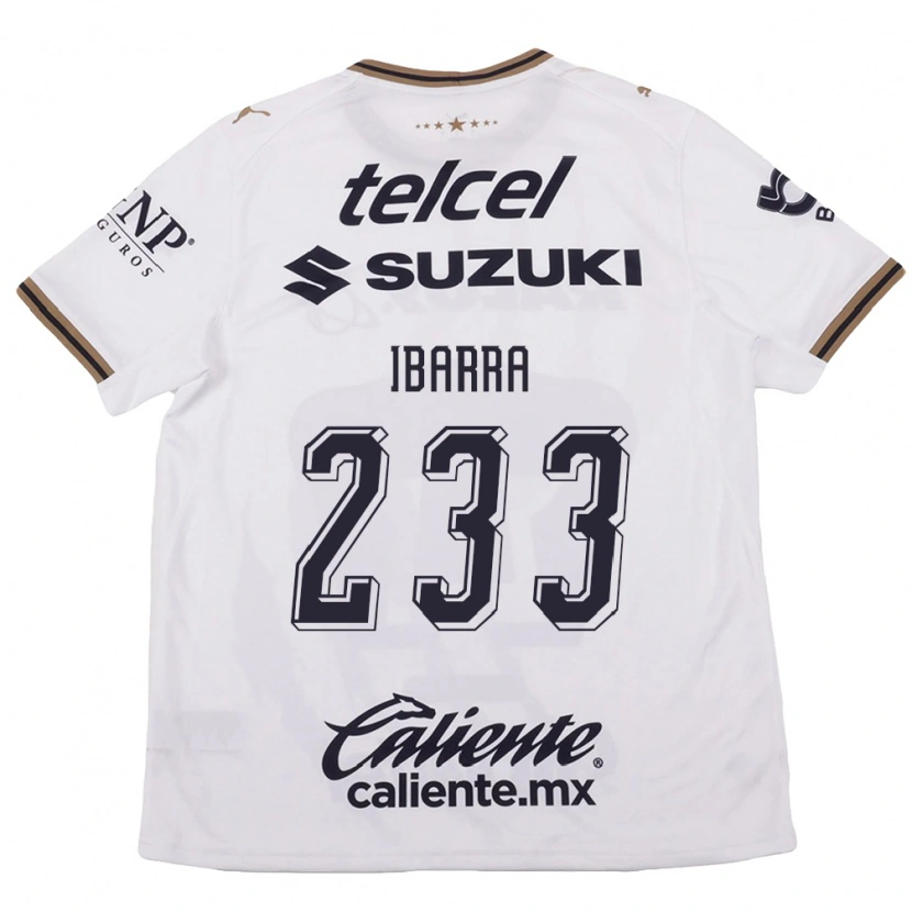 Danxen Kvinnor Pablo Ibarra #233 Vit Svart Brun Bortatröja Matchtröjor 2026/27 Tröjor T-Tröja