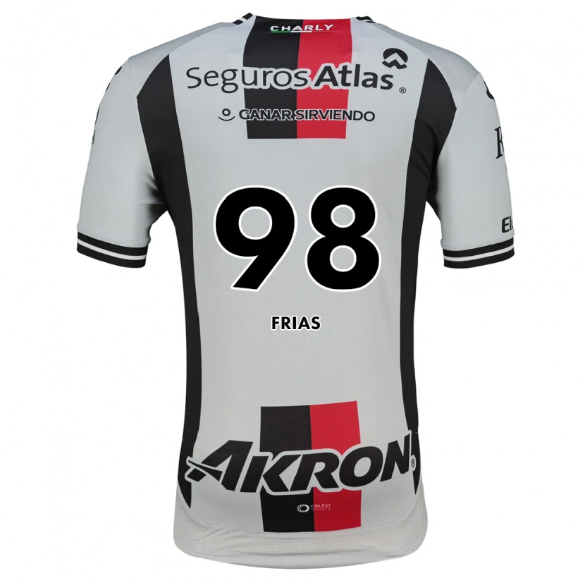 Danxen Kvinnor Adonis Frías #98 Vit Röd Svart Bortatröja Matchtröjor 2026/27 Tröjor T-Tröja
