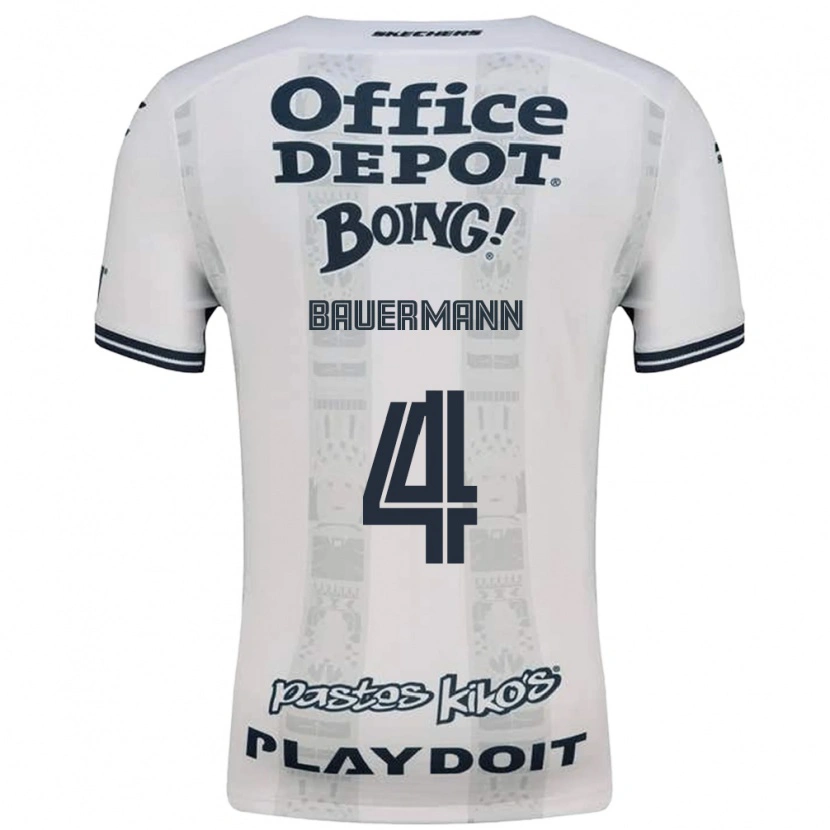 Danxen Kvinnor Eduardo Bauermann #4 Röd Vit Svart Bortatröja Matchtröjor 2026/27 Tröjor T-Tröja