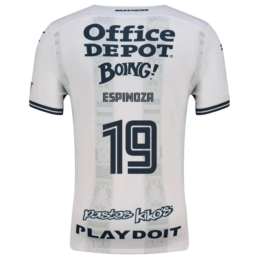 Danxen Kvinnor Giselle Espinoza #19 Röd Vit Svart Bortatröja Matchtröjor 2026/27 Tröjor T-Tröja