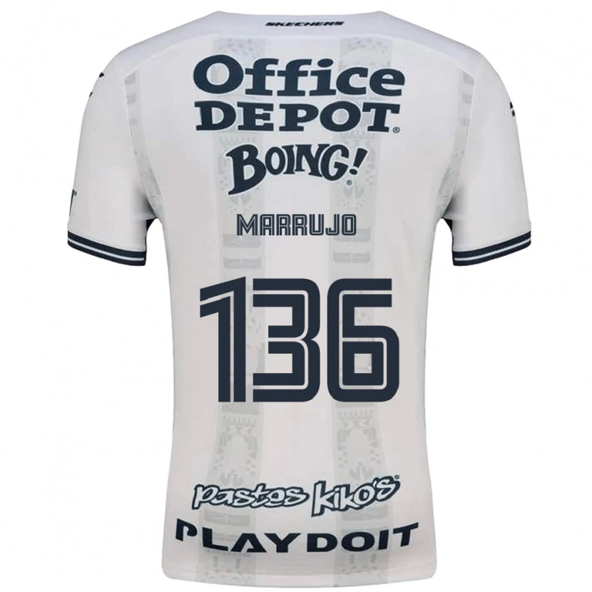 Danxen Kvinnor Jesús Marrujo #136 Röd Vit Svart Bortatröja Matchtröjor 2026/27 Tröjor T-Tröja