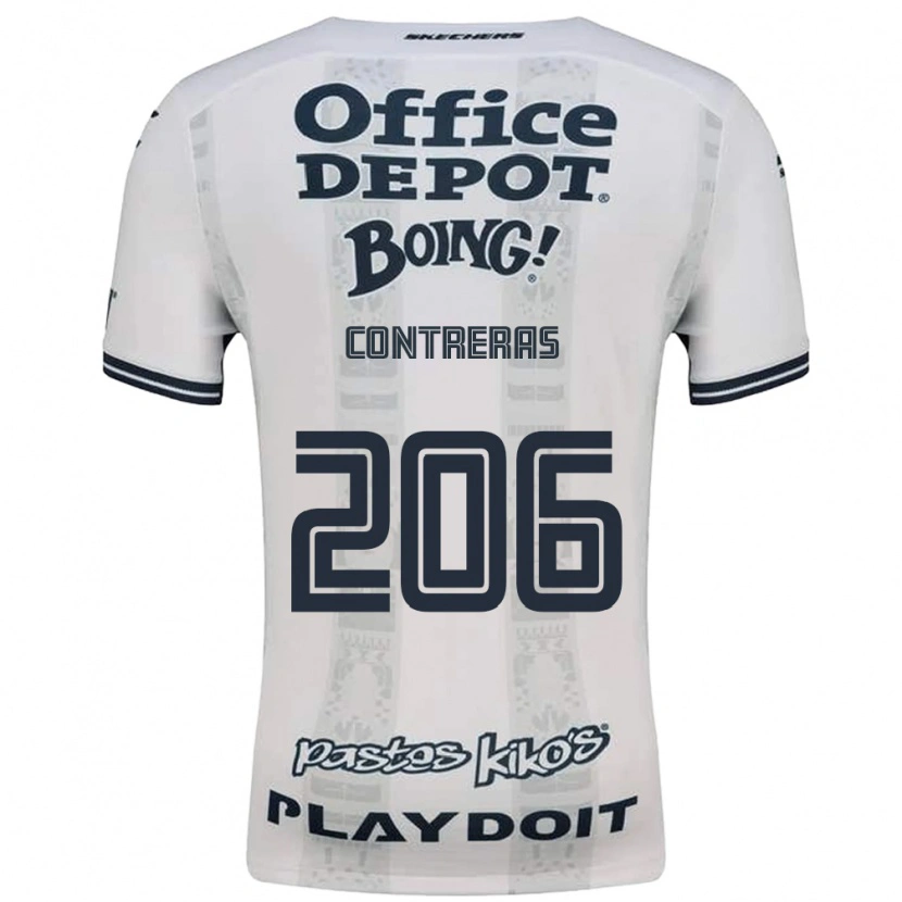 Danxen Kvinnor Thomas Contreras #206 Röd Vit Svart Bortatröja Matchtröjor 2026/27 Tröjor T-Tröja