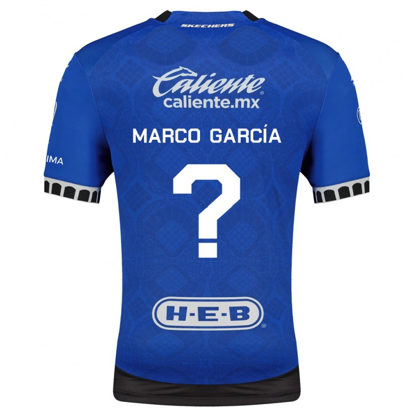 Danxen Kvinnor Marco Garcia #0 Kungligt Blå Vit Svart Bortatröja Matchtröjor 2026/27 Tröjor T-Tröja