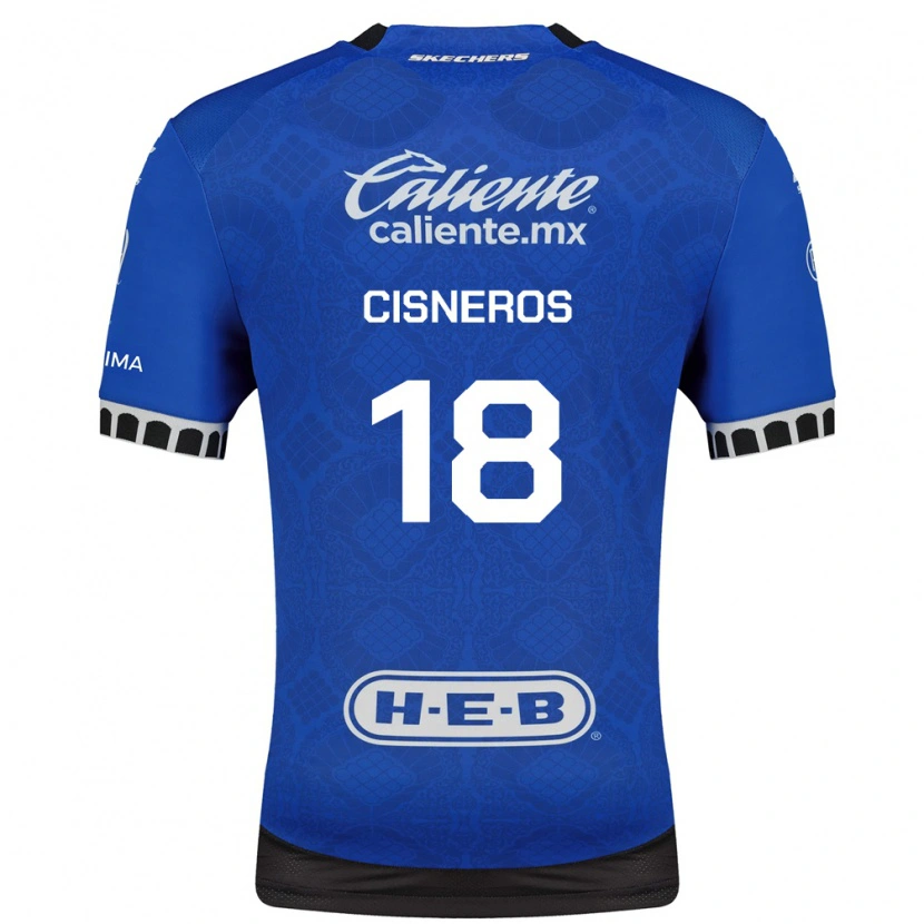 Danxen Kvinnor Ronaldo Cisneros #18 Kungligt Blå Vit Svart Bortatröja Matchtröjor 2026/27 Tröjor T-Tröja