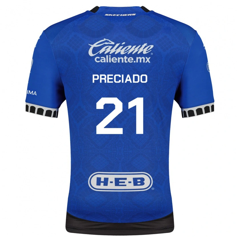 Danxen Kvinnor Ayrton Preciado #21 Kungligt Blå Vit Svart Bortatröja Matchtröjor 2026/27 Tröjor T-Tröja