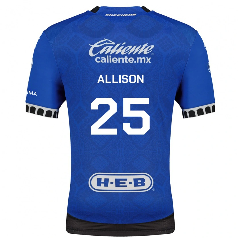 Danxen Kvinnor Guillermo Allison #25 Kungligt Blå Vit Svart Bortatröja Matchtröjor 2026/27 Tröjor T-Tröja