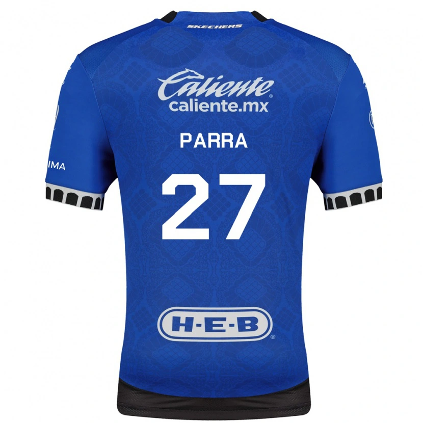 Danxen Kvinnor Daniel Parra #27 Kungligt Blå Vit Svart Bortatröja Matchtröjor 2026/27 Tröjor T-Tröja