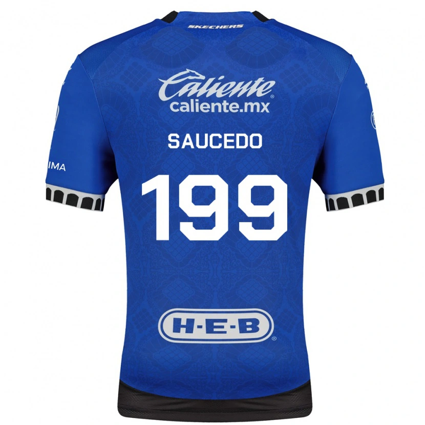 Danxen Kvinnor Christian Saucedo #199 Kungligt Blå Vit Svart Bortatröja Matchtröjor 2026/27 Tröjor T-Tröja