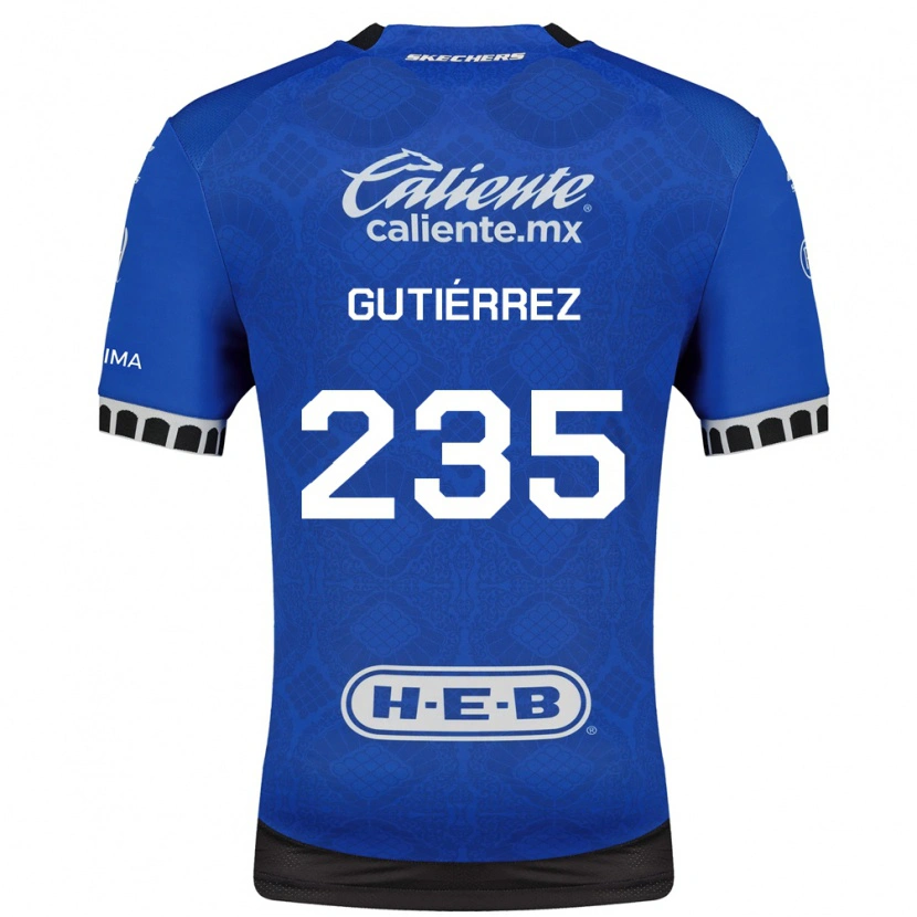 Danxen Kvinnor Luis Gutiérrez #235 Kungligt Blå Vit Svart Bortatröja Matchtröjor 2026/27 Tröjor T-Tröja