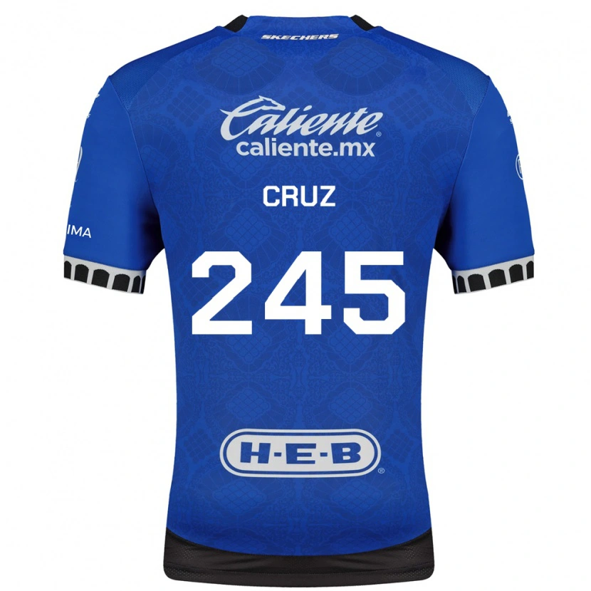 Danxen Kvinnor Leonardo Cruz #245 Kungligt Blå Vit Svart Bortatröja Matchtröjor 2026/27 Tröjor T-Tröja