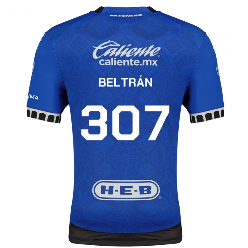 Danxen Kvinnor Gael Beltrán #307 Kungligt Blå Vit Svart Bortatröja Matchtröjor 2026/27 Tröjor T-Tröja