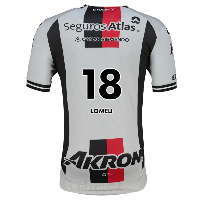 Danxen Kvinnor Alejandra Lomelí #18 Vit Röd Svart Bortatröja Matchtröjor 2026/27 Tröjor T-Tröja