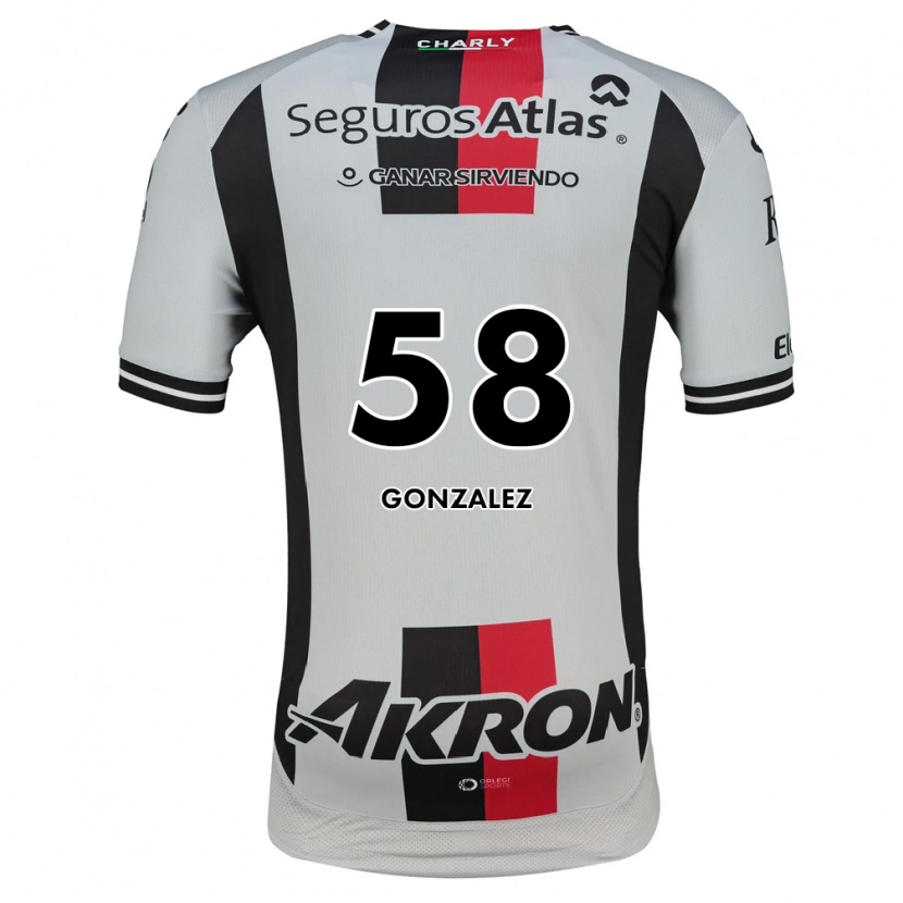 Danxen Kvinnor Arturo González #58 Vit Röd Svart Bortatröja Matchtröjor 2026/27 Tröjor T-Tröja