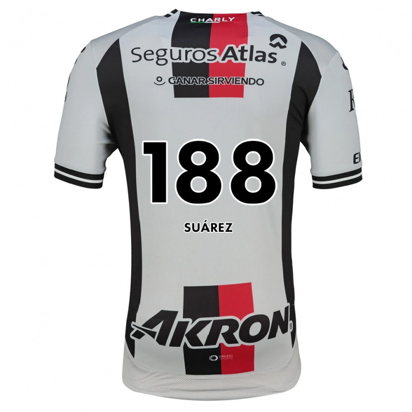 Danxen Kvinnor Luis Suárez #188 Vit Röd Svart Bortatröja Matchtröjor 2026/27 Tröjor T-Tröja