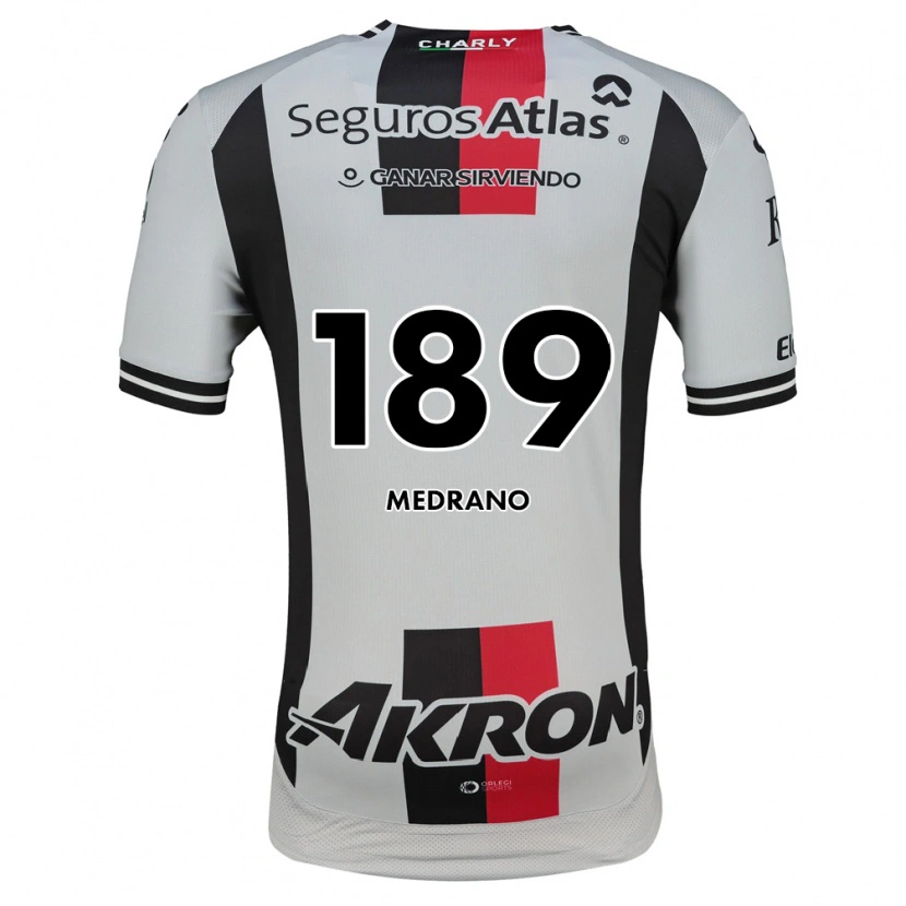 Danxen Kvinnor Mau Medrano #189 Vit Röd Svart Bortatröja Matchtröjor 2026/27 Tröjor T-Tröja