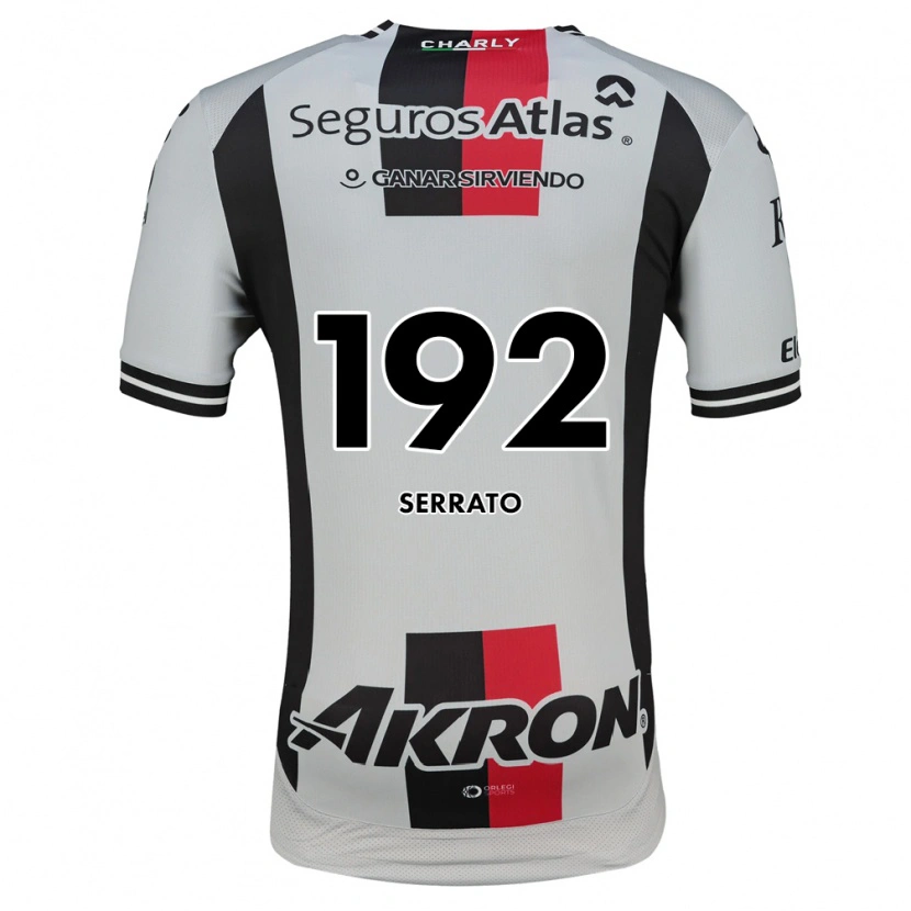 Danxen Kvinnor Jesús Serrato #192 Vit Röd Svart Bortatröja Matchtröjor 2026/27 Tröjor T-Tröja