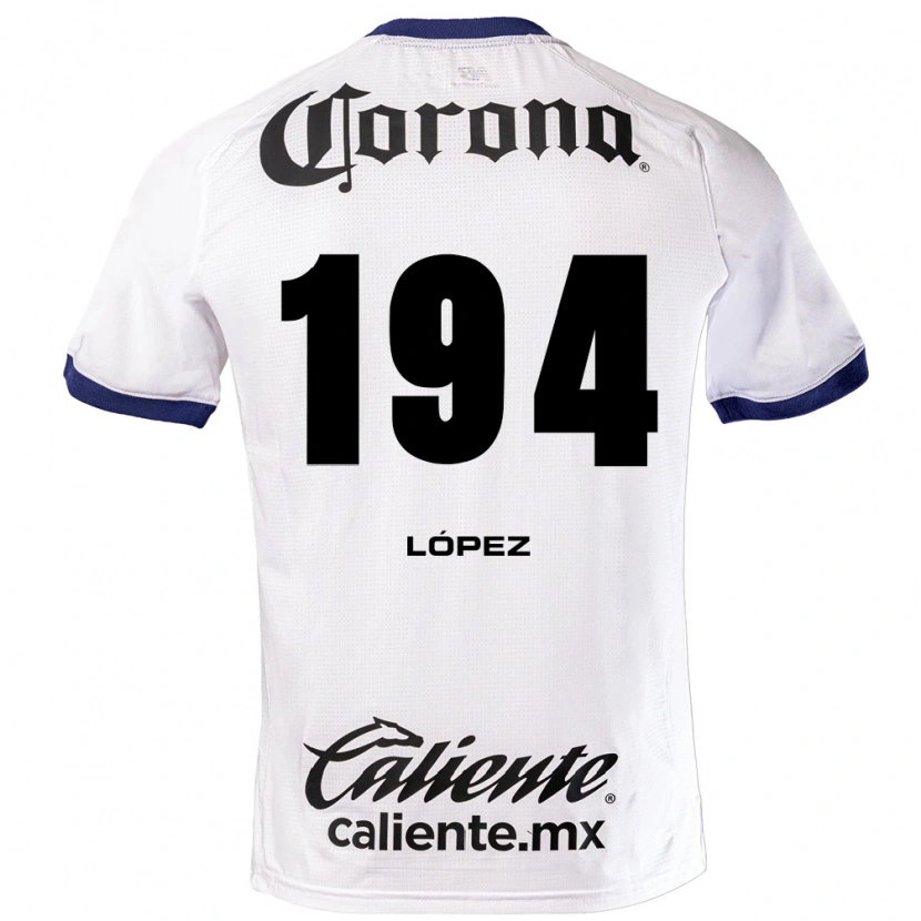 Danxen Kvinnor Erick López #194 Vit Blå Svart Bortatröja Matchtröjor 2026/27 Tröjor T-Tröja