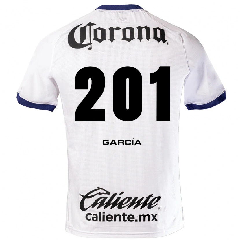 Danxen Kvinnor Eros García #201 Vit Blå Svart Bortatröja Matchtröjor 2026/27 Tröjor T-Tröja