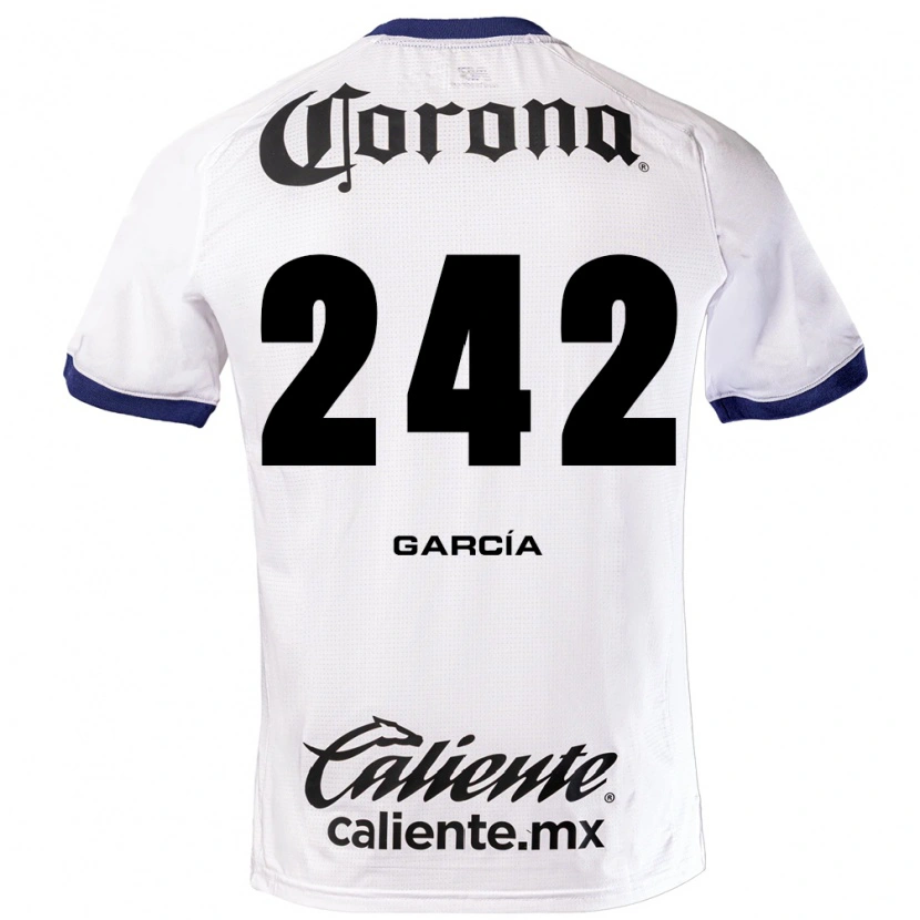 Danxen Kvinnor Alejandro García #242 Vit Blå Svart Bortatröja Matchtröjor 2026/27 Tröjor T-Tröja