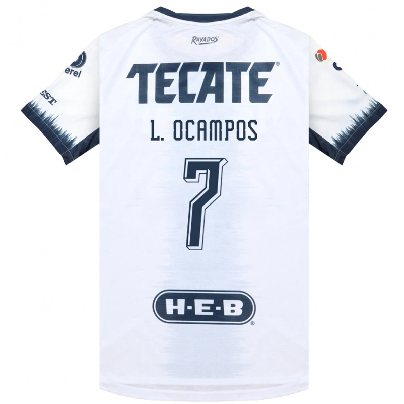 Danxen Kvinnor Lucas Ocampos #7 Vit Bläckblå Röd Bortatröja Matchtröjor 2026/27 Tröjor T-Tröja