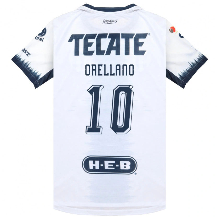 Danxen Kvinnor Luca Orellano #10 Vit Bläckblå Röd Bortatröja Matchtröjor 2026/27 Tröjor T-Tröja