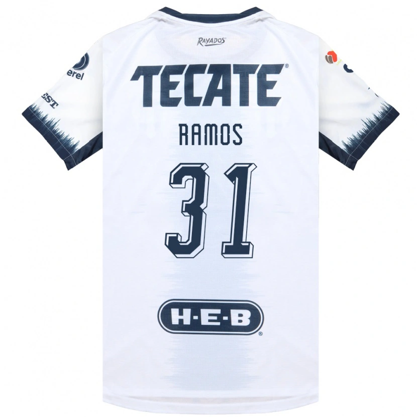 Danxen Kvinnor César Ramos #31 Vit Bläckblå Röd Bortatröja Matchtröjor 2026/27 Tröjor T-Tröja