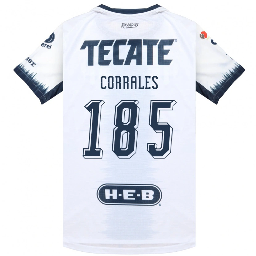 Danxen Kvinnor Ángel Corrales #185 Vit Bläckblå Röd Bortatröja Matchtröjor 2026/27 Tröjor T-Tröja