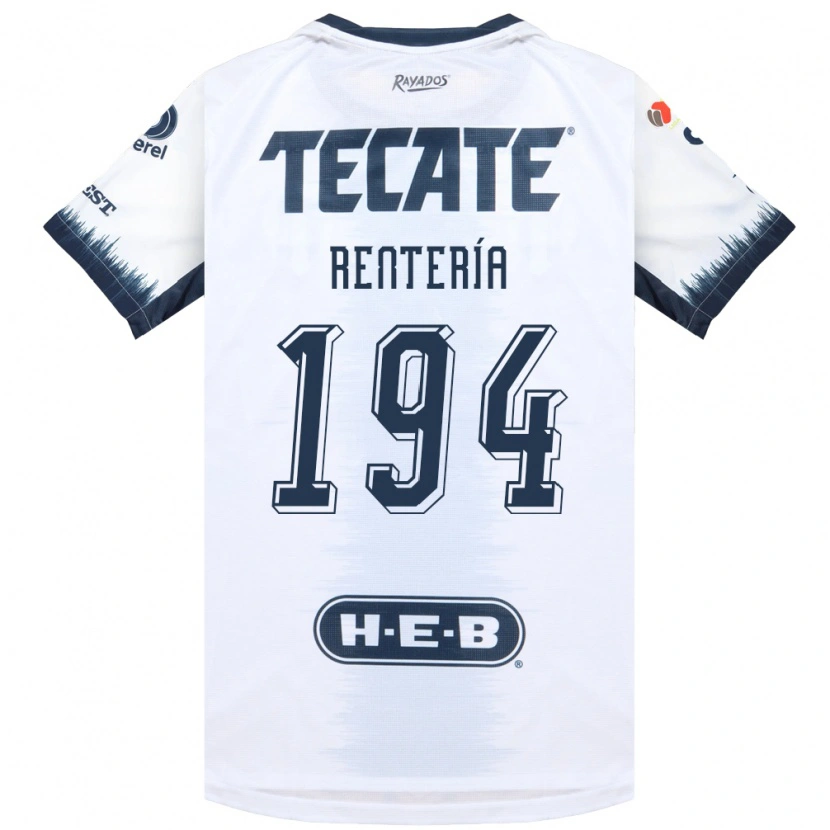 Danxen Kvinnor Ricardo Rentería #194 Vit Bläckblå Röd Bortatröja Matchtröjor 2026/27 Tröjor T-Tröja