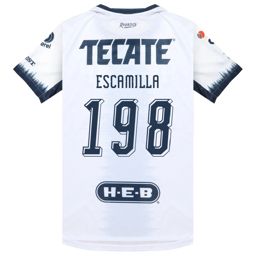Danxen Kvinnor Diego Escamilla #198 Vit Bläckblå Röd Bortatröja Matchtröjor 2026/27 Tröjor T-Tröja