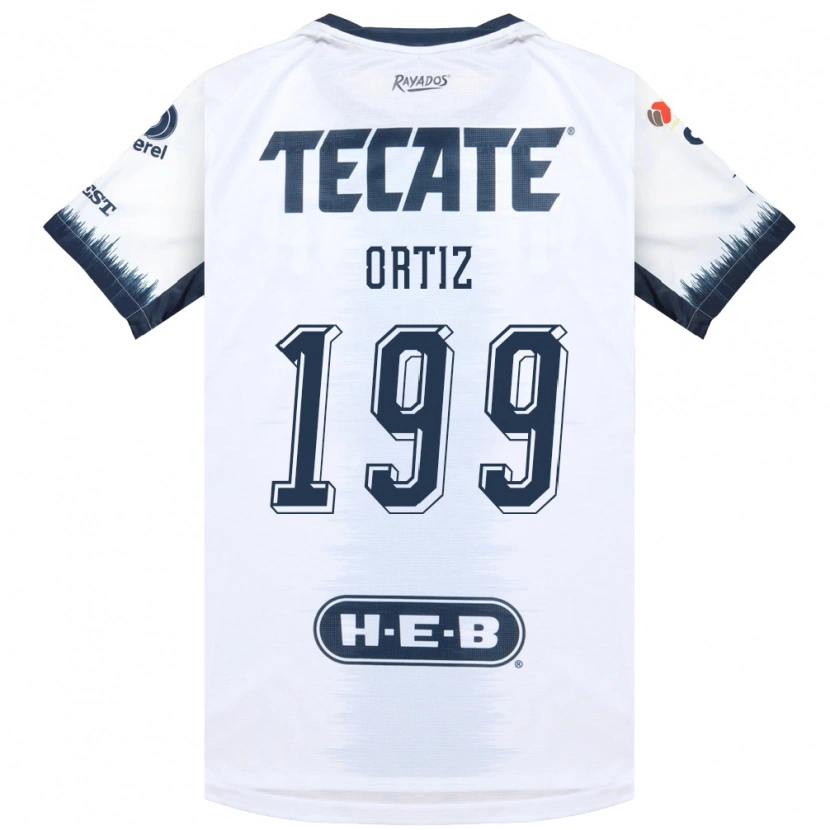 Danxen Kvinnor Luis Ortiz #199 Vit Bläckblå Röd Bortatröja Matchtröjor 2026/27 Tröjor T-Tröja