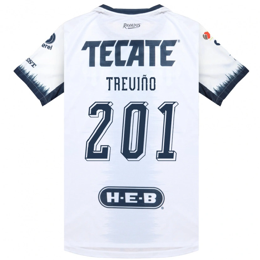 Danxen Kvinnor José Treviño #201 Vit Bläckblå Röd Bortatröja Matchtröjor 2026/27 Tröjor T-Tröja