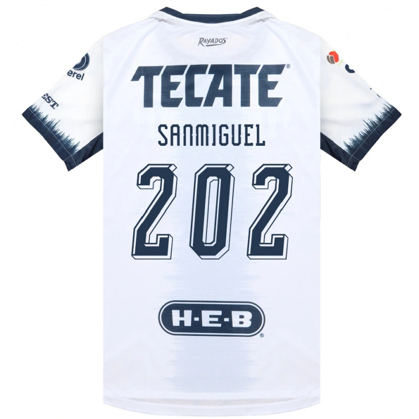 Danxen Kvinnor Carlos Sanmiguel #202 Vit Bläckblå Röd Bortatröja Matchtröjor 2026/27 Tröjor T-Tröja
