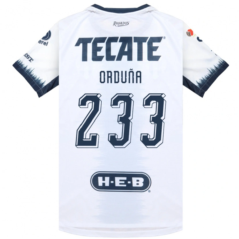 Danxen Kvinnor Jonathan Orduña #233 Vit Bläckblå Röd Bortatröja Matchtröjor 2026/27 Tröjor T-Tröja