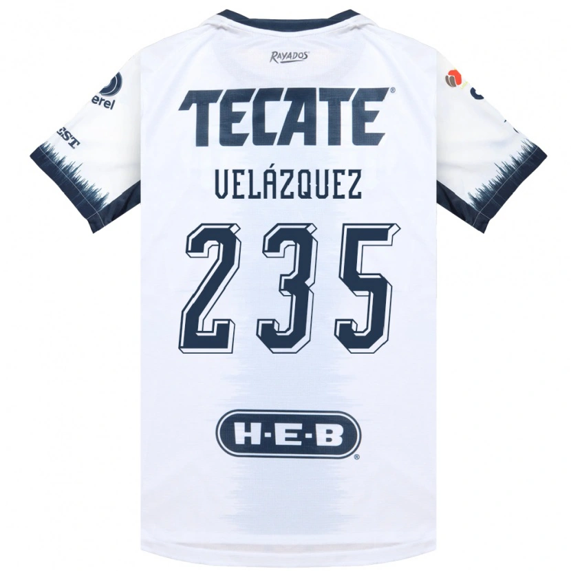 Danxen Kvinnor Álvaro Velázquez #235 Vit Bläckblå Röd Bortatröja Matchtröjor 2026/27 Tröjor T-Tröja