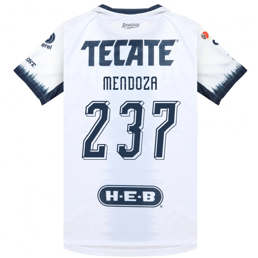 Danxen Kvinnor José Mendoza #237 Vit Bläckblå Röd Bortatröja Matchtröjor 2026/27 Tröjor T-Tröja