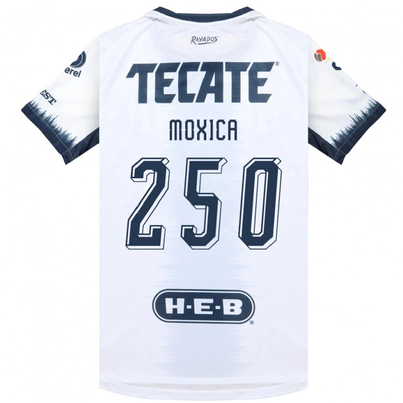 Danxen Kvinnor Joaquín Moxica #250 Vit Bläckblå Röd Bortatröja Matchtröjor 2026/27 Tröjor T-Tröja