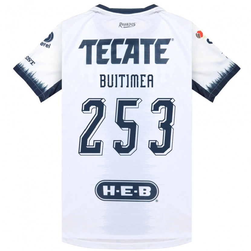 Danxen Kvinnor Miguel Buitimea #253 Vit Bläckblå Röd Bortatröja Matchtröjor 2026/27 Tröjor T-Tröja