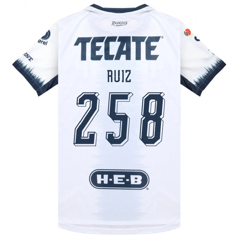 Danxen Kvinnor Diego Ruiz #258 Vit Bläckblå Röd Bortatröja Matchtröjor 2026/27 Tröjor T-Tröja