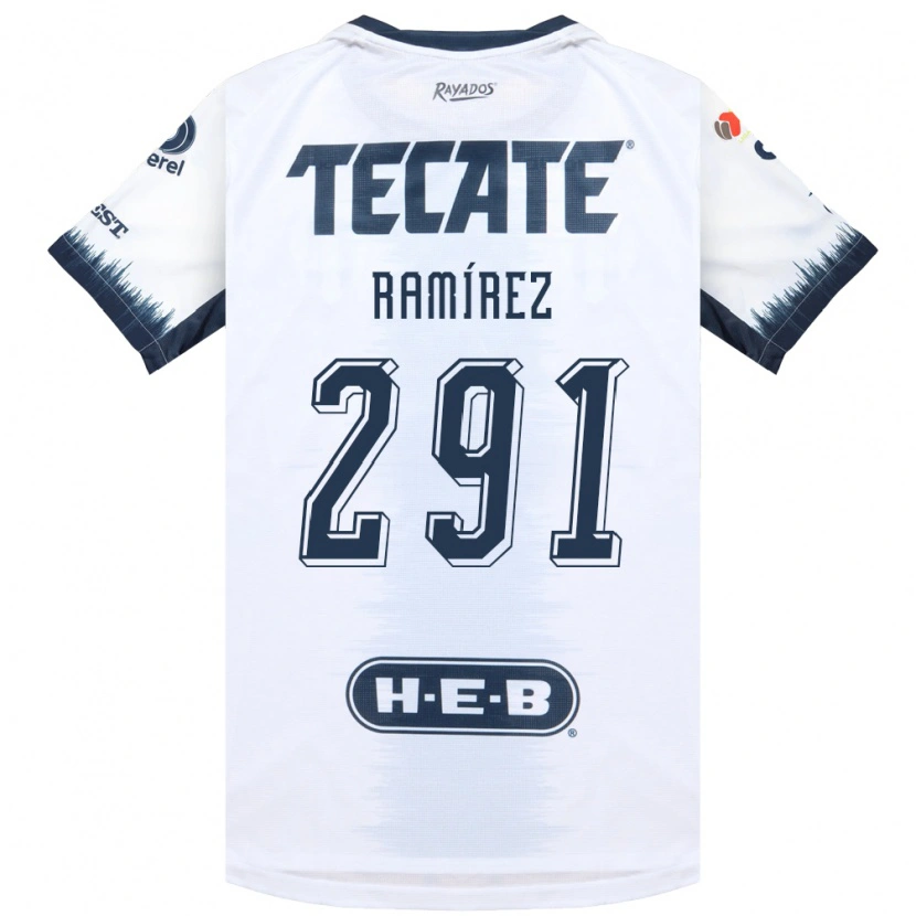 Danxen Kvinnor Fabián Ramírez #291 Vit Bläckblå Röd Bortatröja Matchtröjor 2026/27 Tröjor T-Tröja