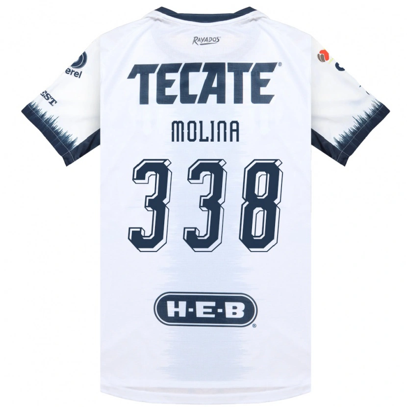 Danxen Kvinnor Johann Molina #338 Vit Bläckblå Röd Bortatröja Matchtröjor 2026/27 Tröjor T-Tröja