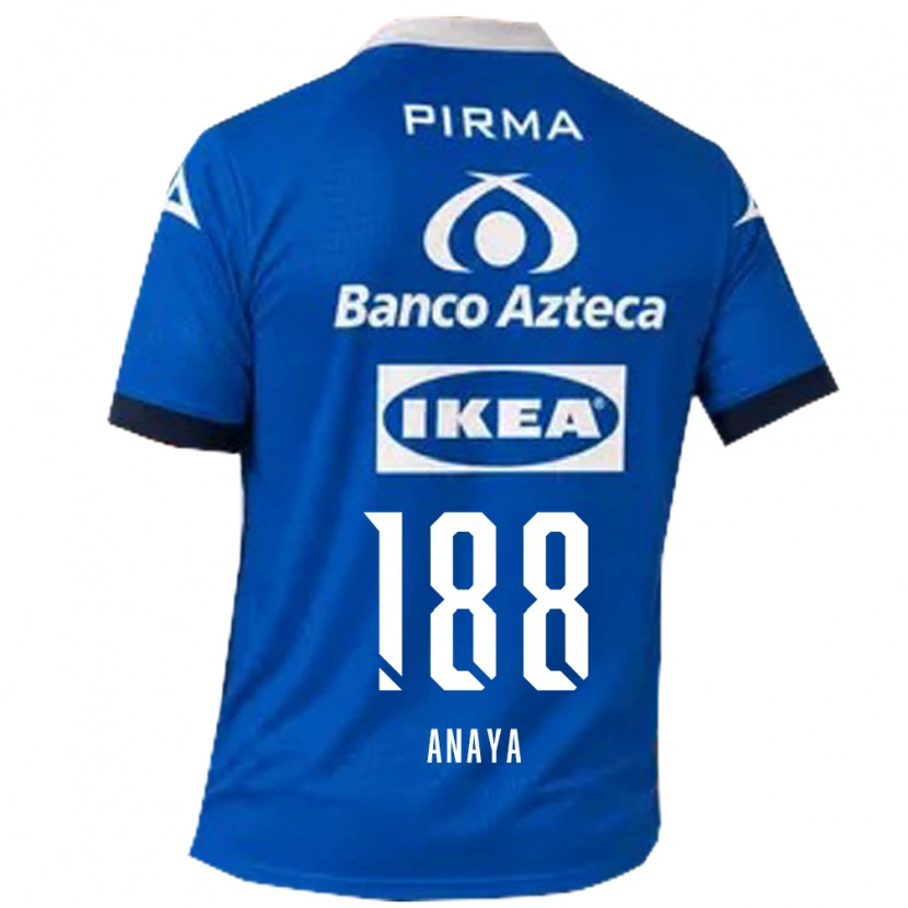 Danxen Kvinnor Mario Anaya #188 Blå Vit Bortatröja Matchtröjor 2026/27 Tröjor T-Tröja