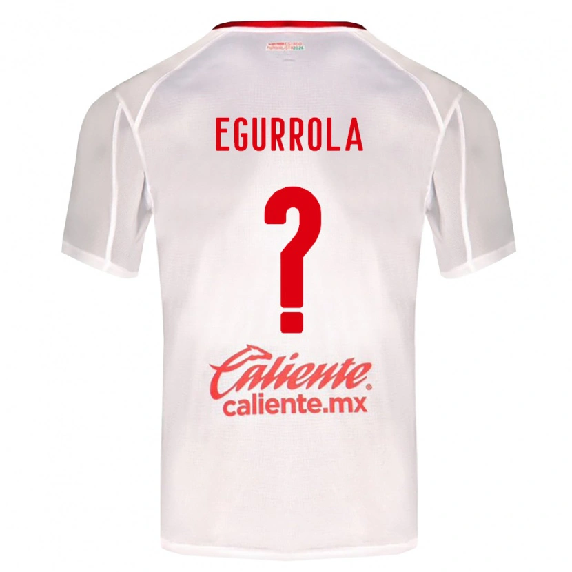 Danxen Kvinnor Luis Egurrola #0 Vit Grön Röd Bortatröja Matchtröjor 2026/27 Tröjor T-Tröja