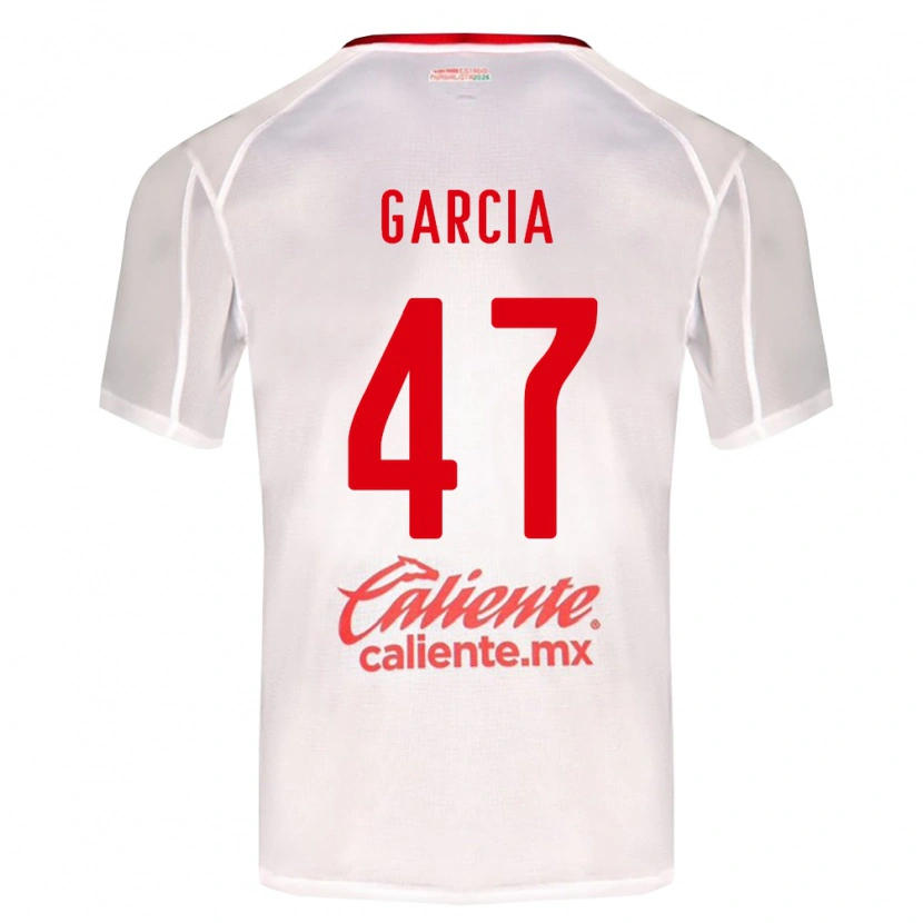 Danxen Kvinnor Gael García #47 Vit Grön Röd Bortatröja Matchtröjor 2026/27 Tröjor T-Tröja