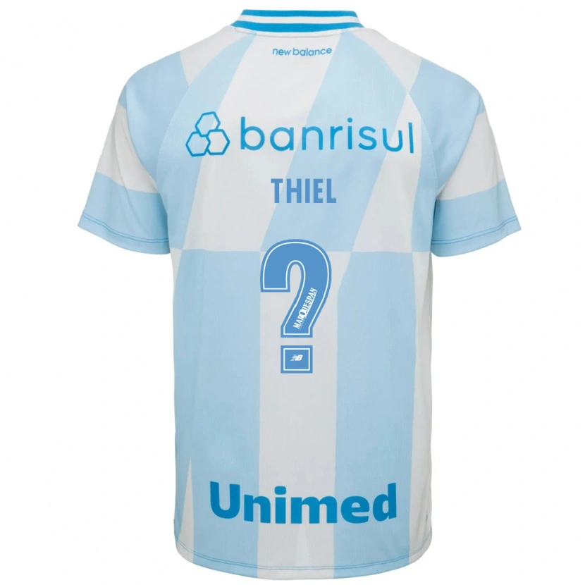 Danxen Kvinnor Antonio Thiel #0 Ljusblå Vit Bortatröja Matchtröjor 2026/27 Tröjor T-Tröja