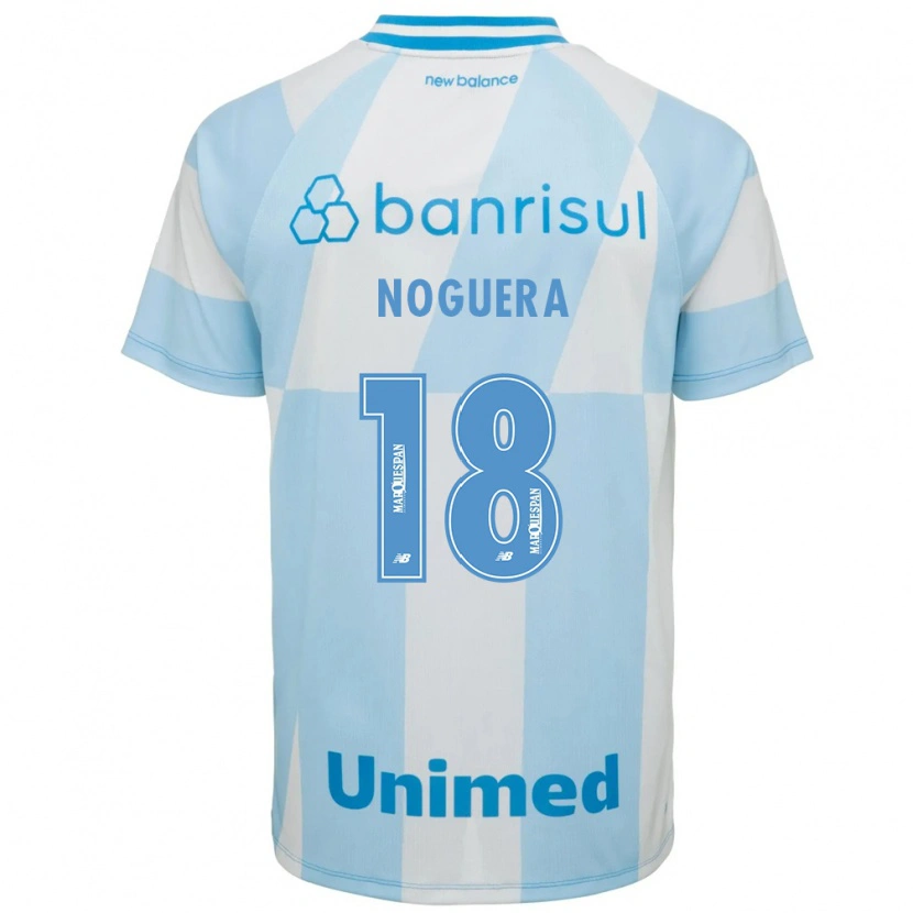 Danxen Kvinnor Freddy Noguera #18 Ljusblå Vit Bortatröja Matchtröjor 2026/27 Tröjor T-Tröja