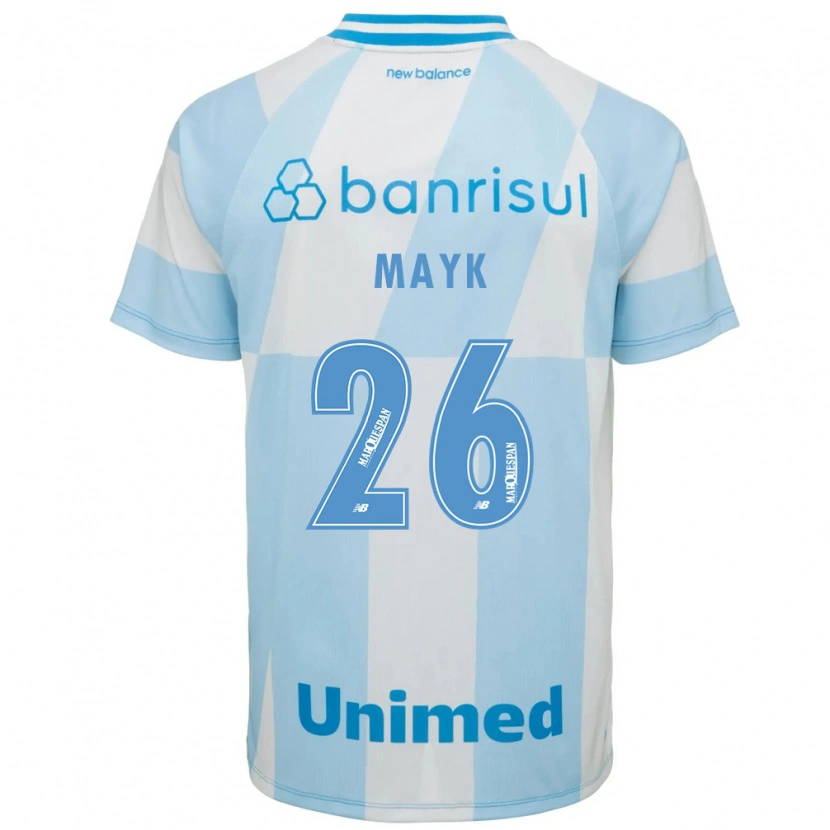 Danxen Kvinnor Mayk #26 Ljusblå Vit Bortatröja Matchtröjor 2026/27 Tröjor T-Tröja
