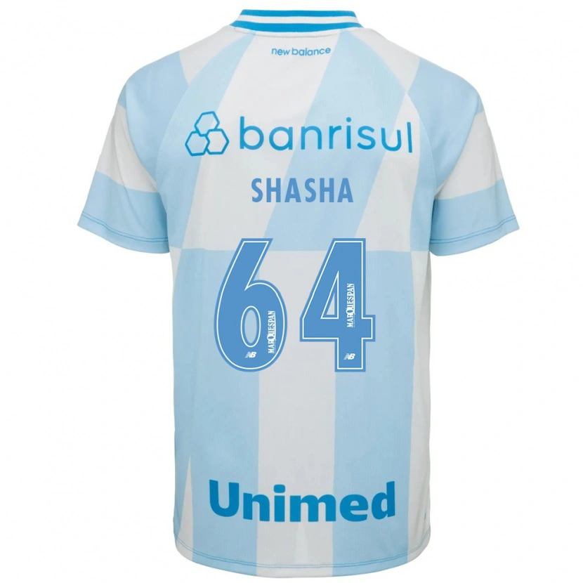 Danxen Kvinnor Shashá #64 Ljusblå Vit Bortatröja Matchtröjor 2026/27 Tröjor T-Tröja