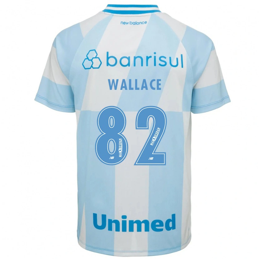 Danxen Kvinnor Wallace Gomes Da Silva Dos Santos #82 Ljusblå Vit Bortatröja Matchtröjor 2026/27 Tröjor T-Tröja